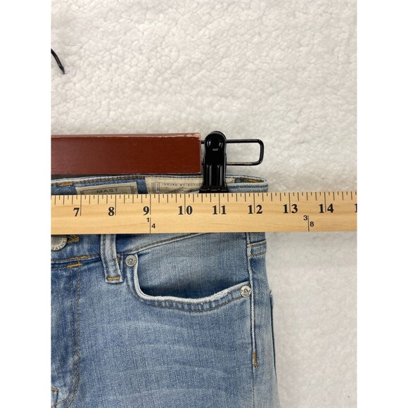 AllSaints Mast Skinny Jeans Women’s Blue Faded Low Rise Stretch Denim Casual 25W - Picture 3 of 13